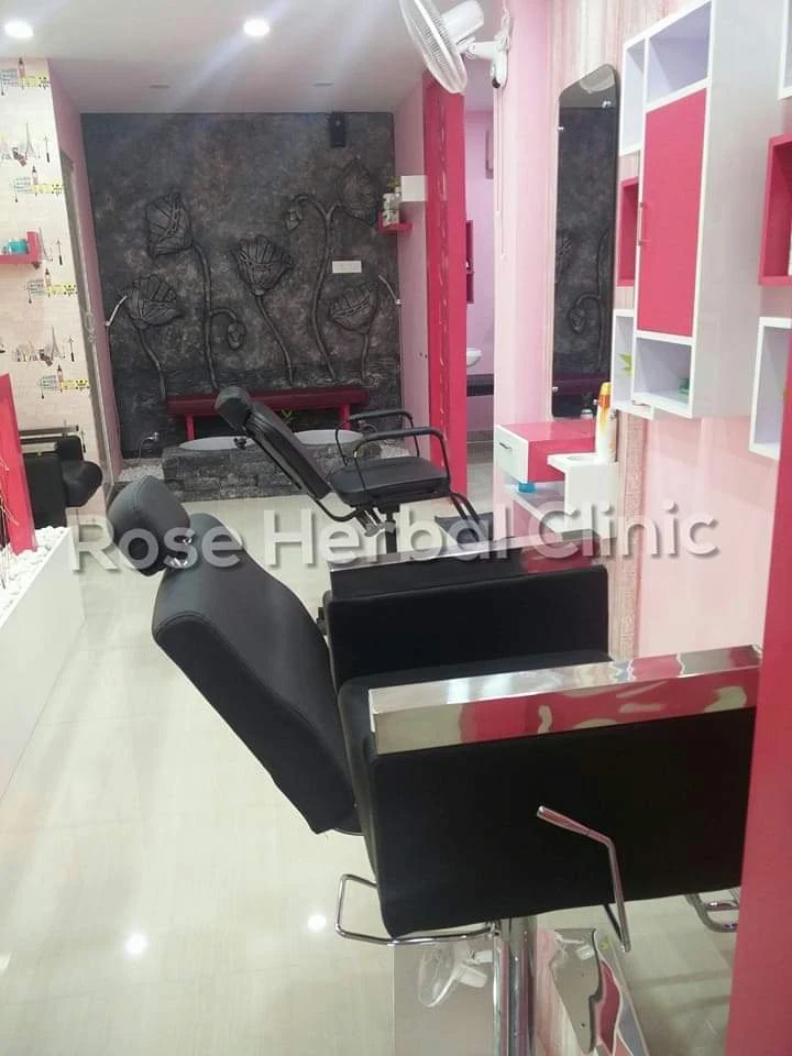 Salon interior with treatment chairs